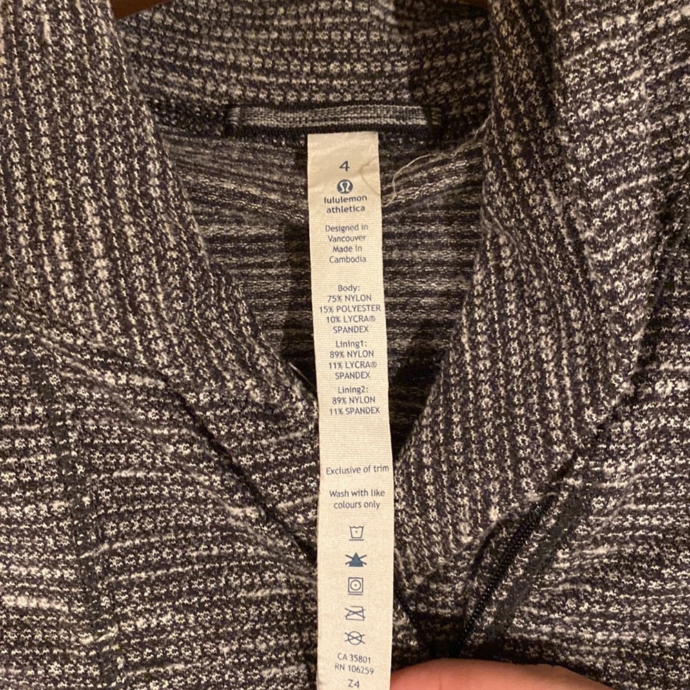 Gray Lululemon Jacket - Picture 3 of 3